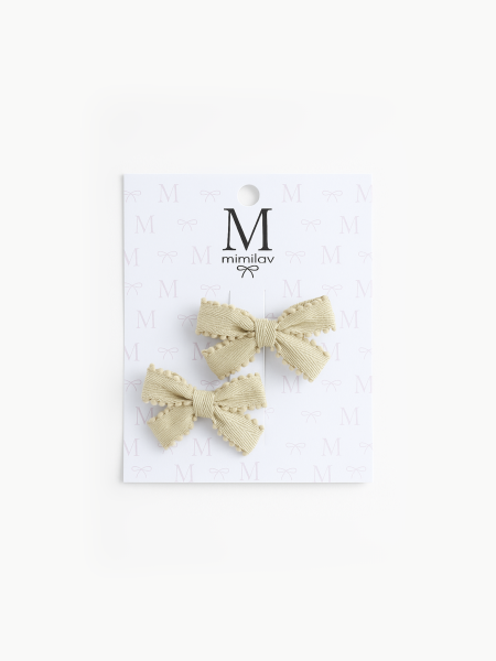 Комплект заколок "Lady", Бежевый