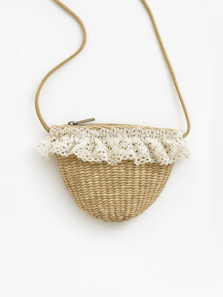 Сумка-тоут с кружевом