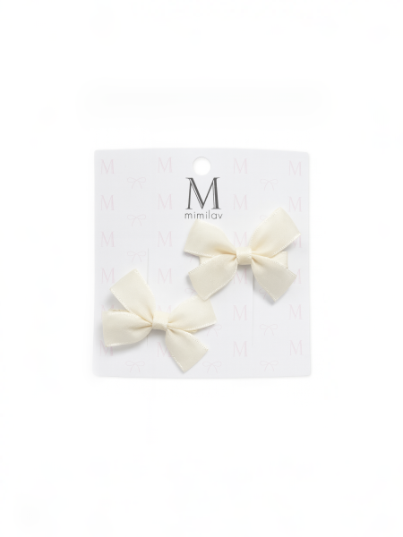 Комплект заколок "Lady", Молоко