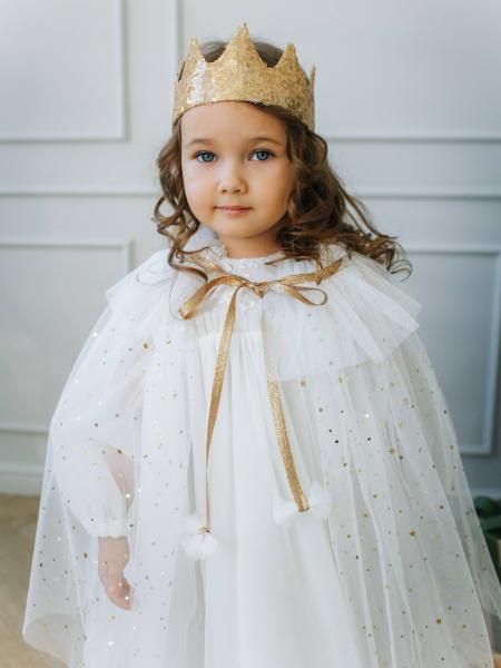 Накидка "Princess" Молоко Накидка "Princess" Молоко