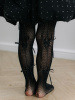 Колготки с бантиками, Черный