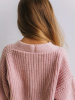 Кардиган oversize, Пудровый Кардиган oversize, Пудровый