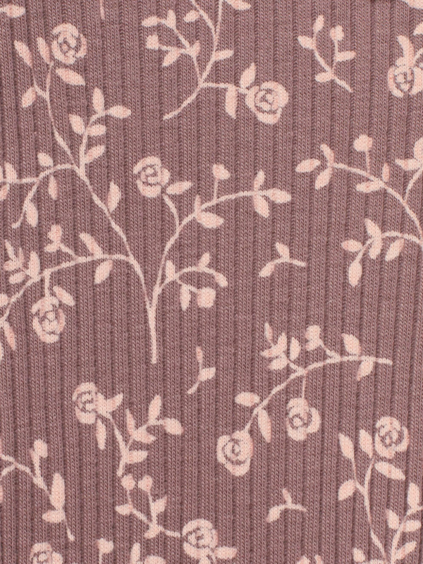 Лосины лапша в цветочек, Сирень