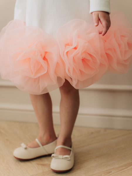 Платье "Rose", Молоко