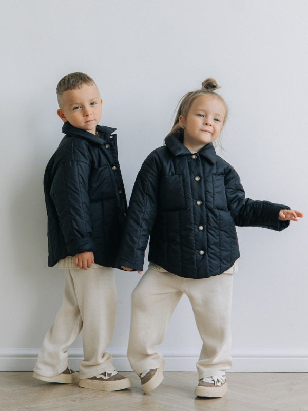 Куртка-рубашка, Черный Куртка-рубашка, Черный