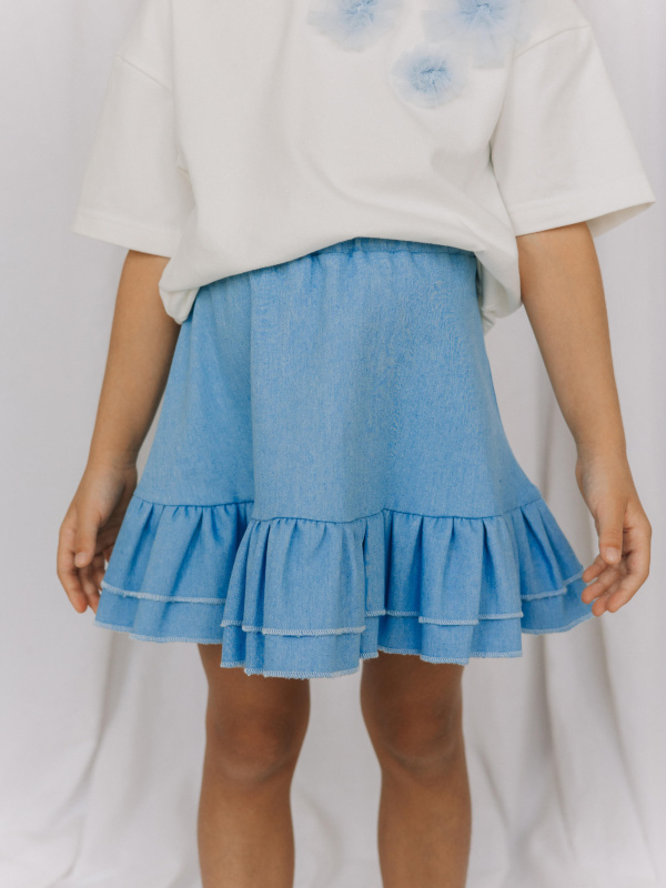 Юбка джинсовая