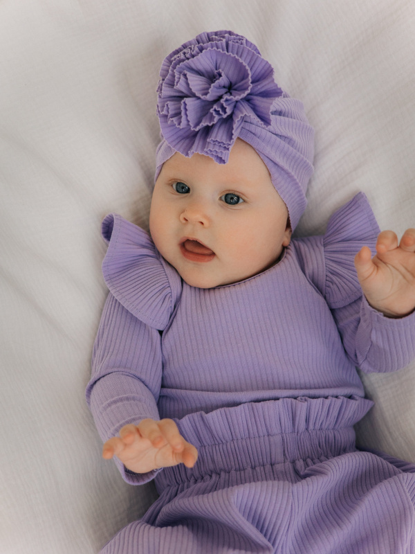 Тюрбан лапша, Лавандовый