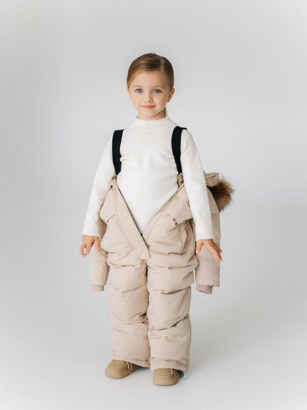 Комбинезон зимний, Бежевый