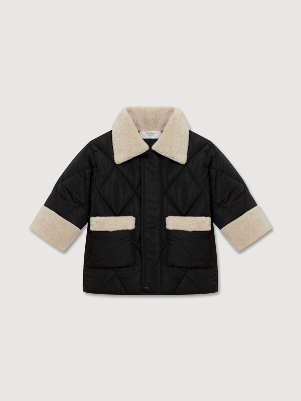 Куртка стеганая, Черный
