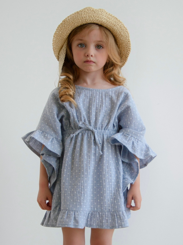 Туника пляжная, Голубой