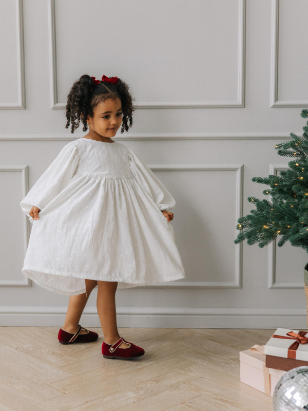 Платье бархатное, Молоко