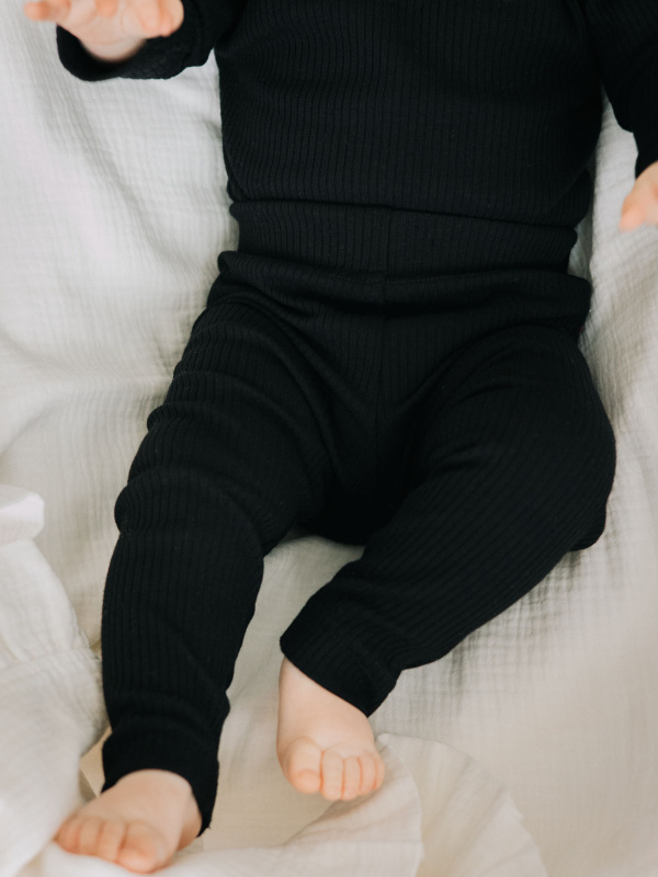 Лосины лапша, Черный