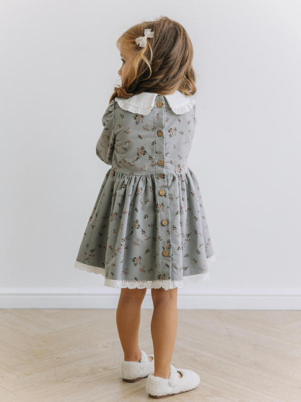 Платье "Фрезия", Серый 