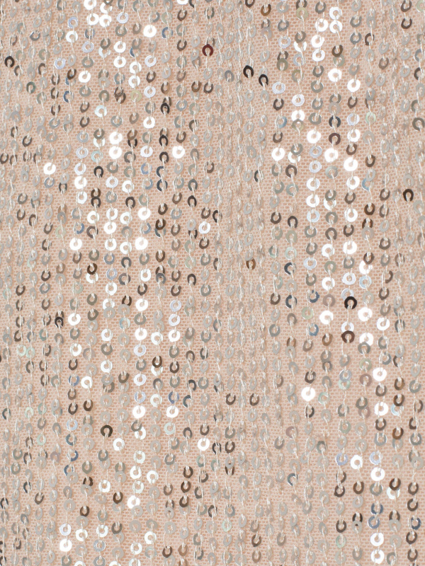 Юбка с пайетками, Бежевый 