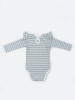 Боди в полоску, Голубой