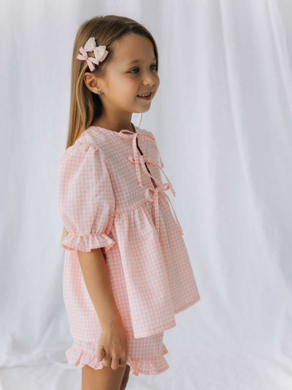 Топ и шорты, Розовый