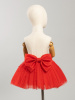 Юбка с бусинками, Красный