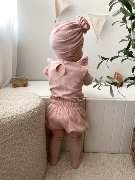 Шорты лапша, Пудровый