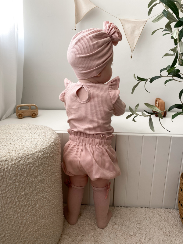 Шорты лапша, Пудровый