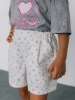Шорты в розовый цветочек