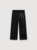 Брюки с пайетками, Черный 