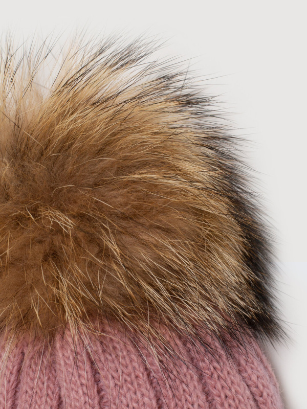 Шапка зимняя "Леон", Пудровый