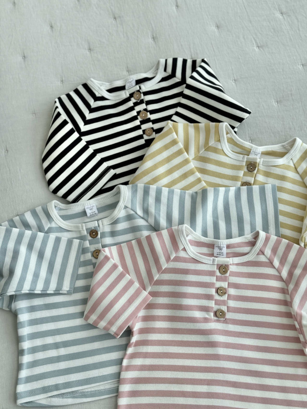 Лонгслив с пуговицами, Черный