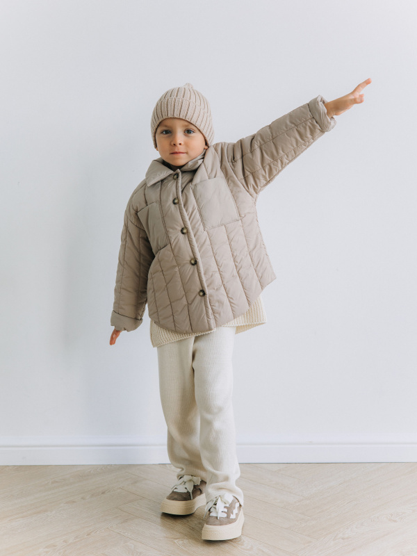 Куртка-рубашка, Бежевый Куртка-рубашка, Бежевый