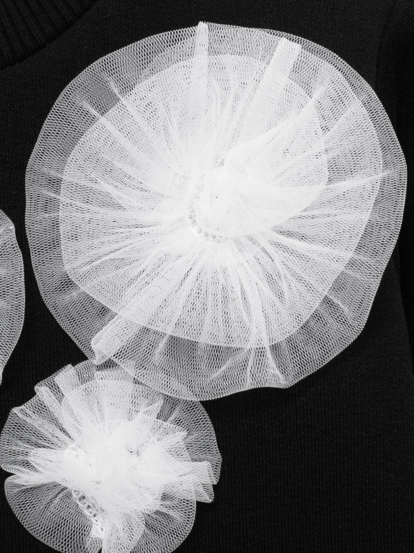 Свитшот для девочек, Черный 