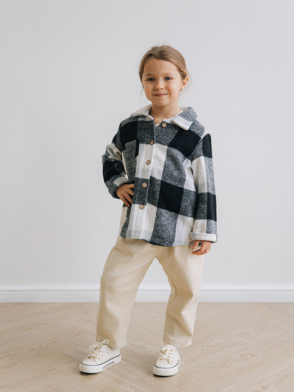 Теплая рубашка, Черный Теплая рубашка, Черный