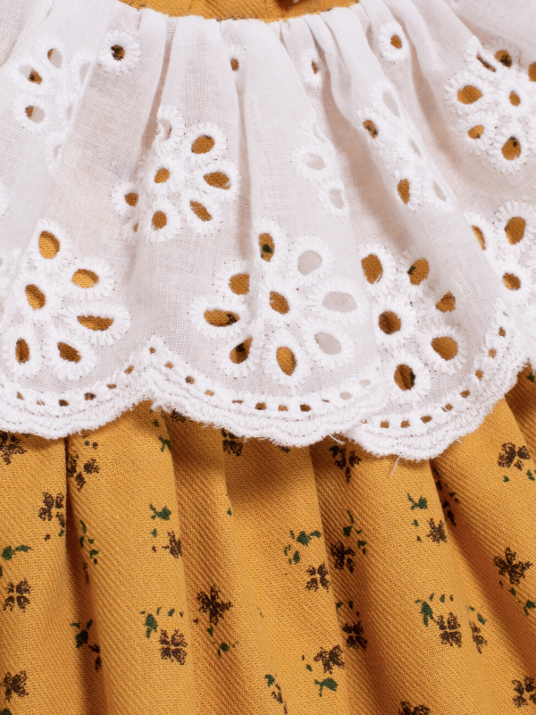 Платье "Абелия", Горчичный