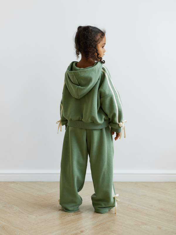 Костюм с бантиками, Мятный