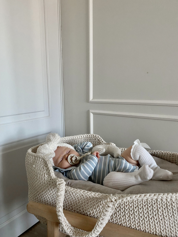 Боди в полоску, Голубой