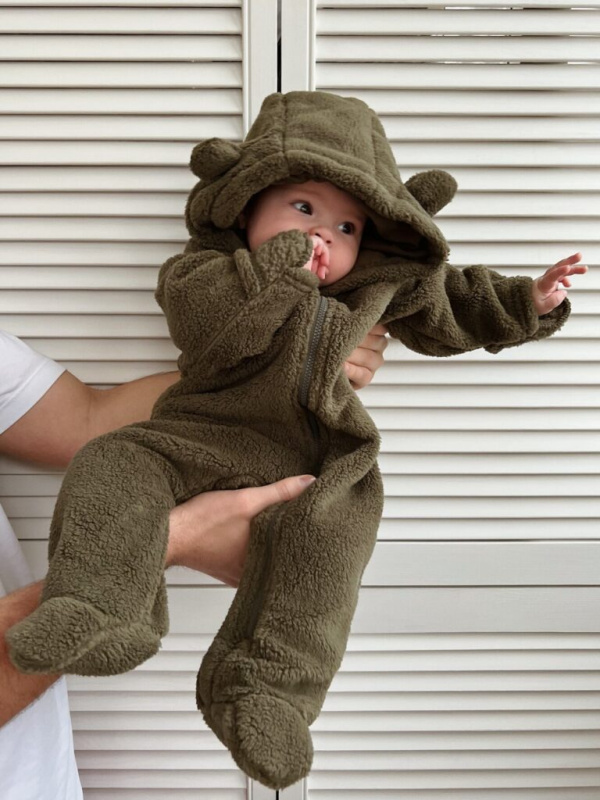 Меховой комбинезон, Хаки