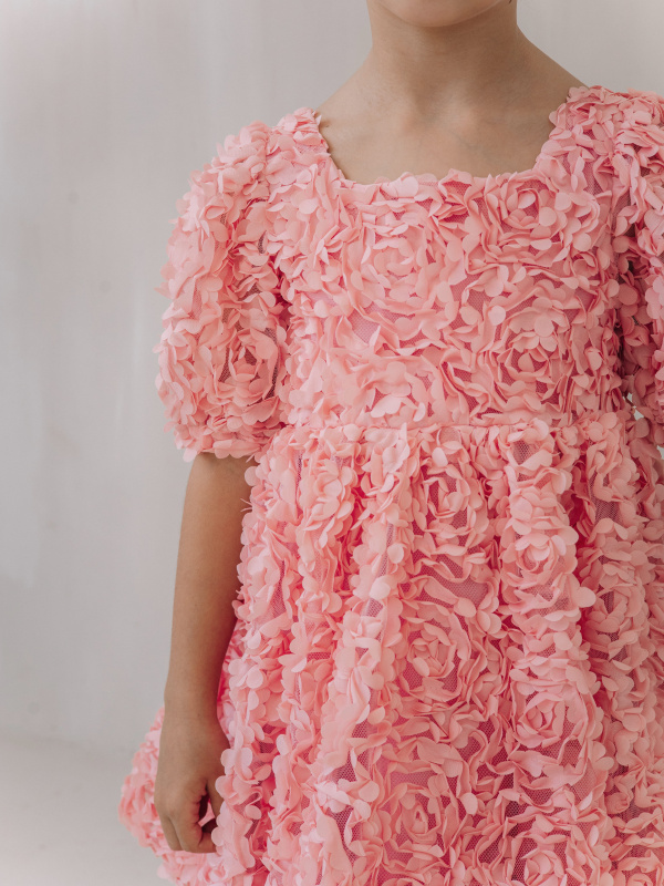 Платье "Camellia", Пудровый