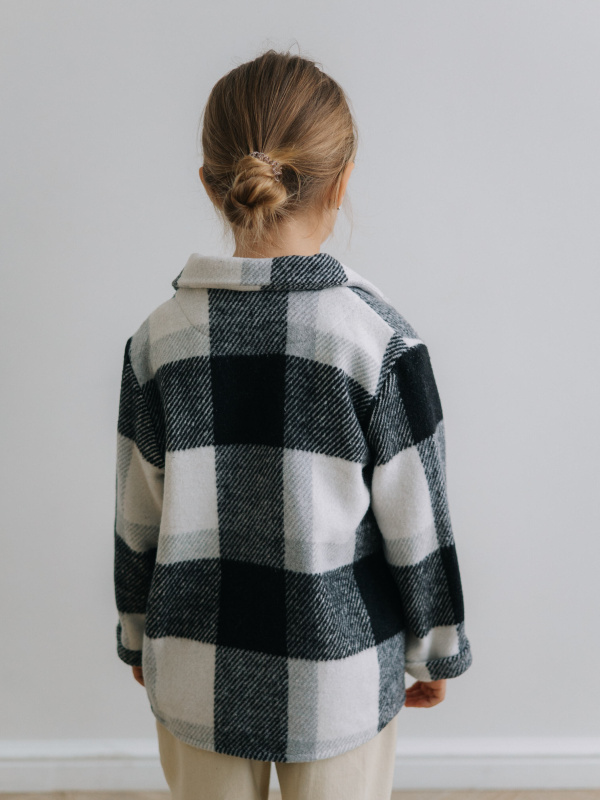 Теплая рубашка, Черный Теплая рубашка, Черный