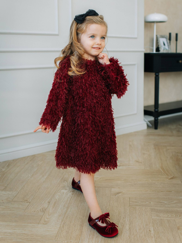 Платье "Адель", Бордовый