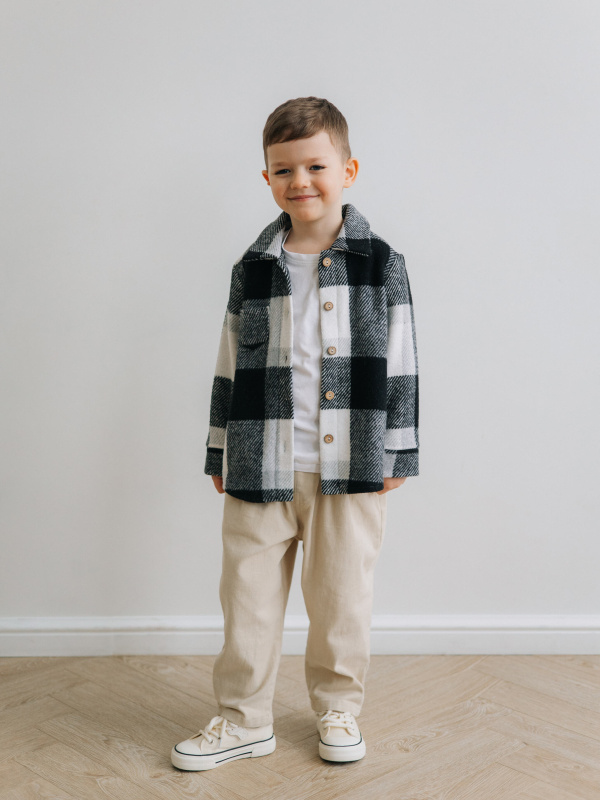 Теплая рубашка, Черный Теплая рубашка, Черный