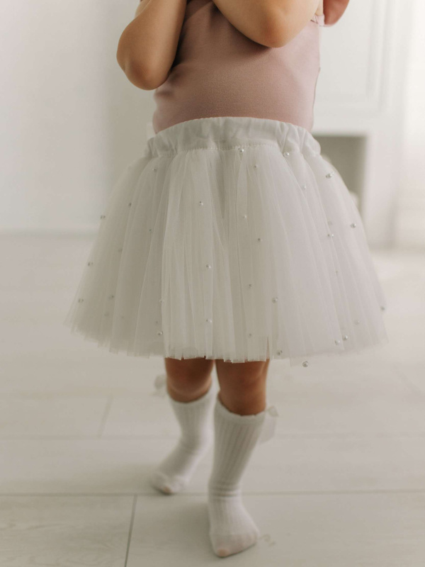 Юбка с бусинками, Молоко