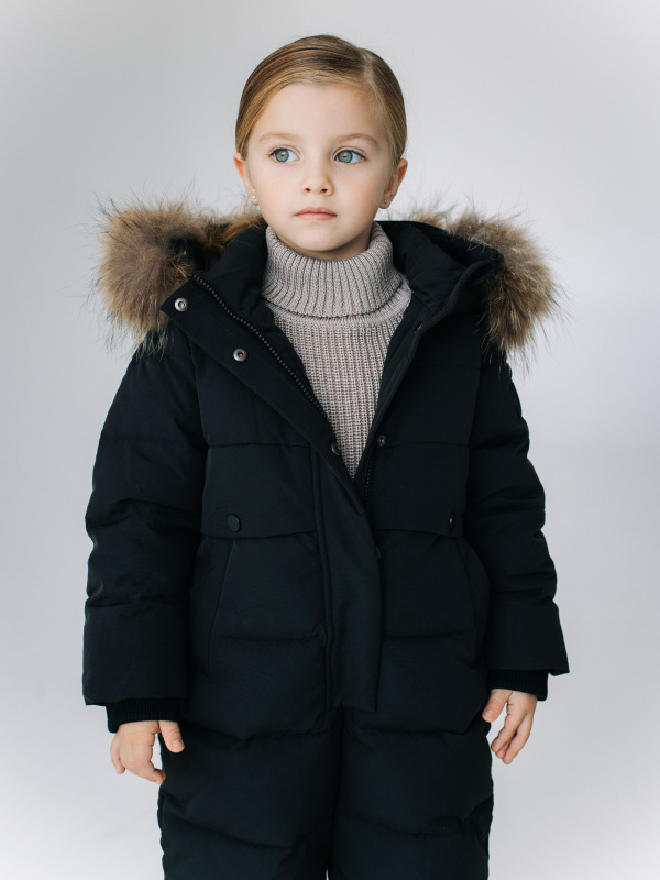 Комбинезон зимний, Черный