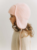 Шапка-ушанка, Розовый