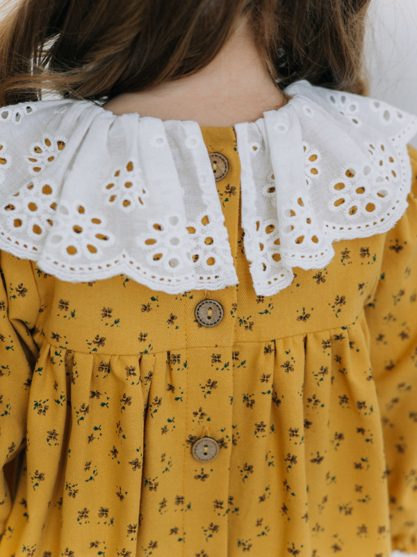 Платье "Абелия", Горчичный