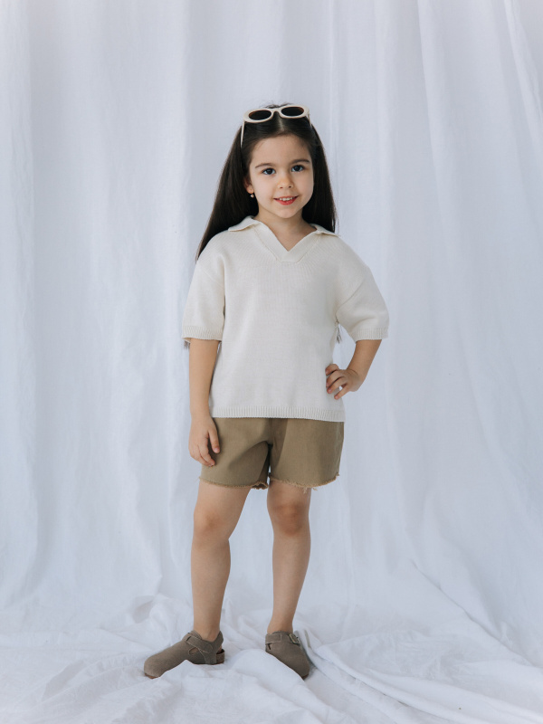 Шорты джинсовые, Оливковый