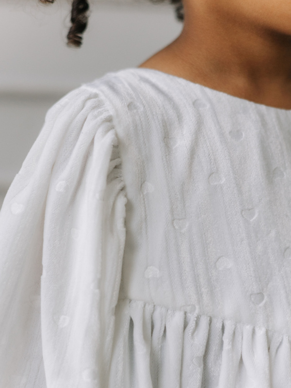 Платье бархатное, Молоко