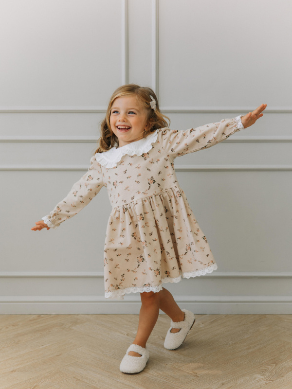 Платье "Фрезия", Бежевый