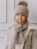 Шапка зимняя "Леон", Бежевый
