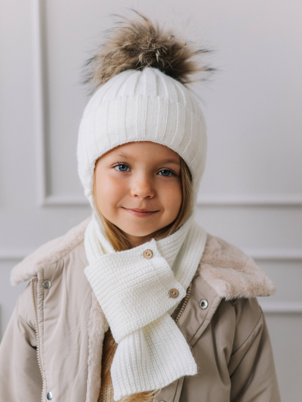 Шапка зимняя "Леон", Молоко