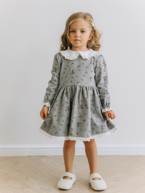 Платье "Фрезия", Серый 