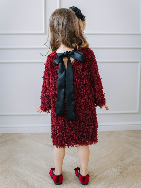 Платье "Адель", Бордовый