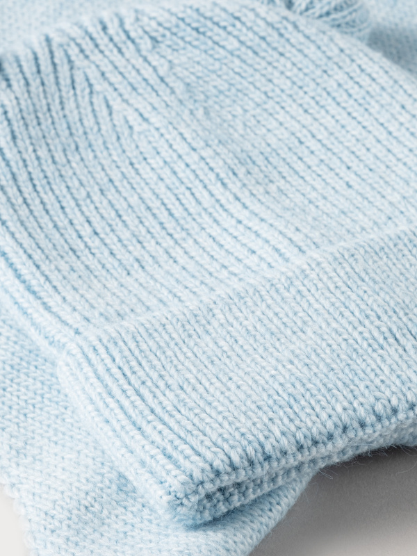 Шапка и шарф Мишка, Голубой